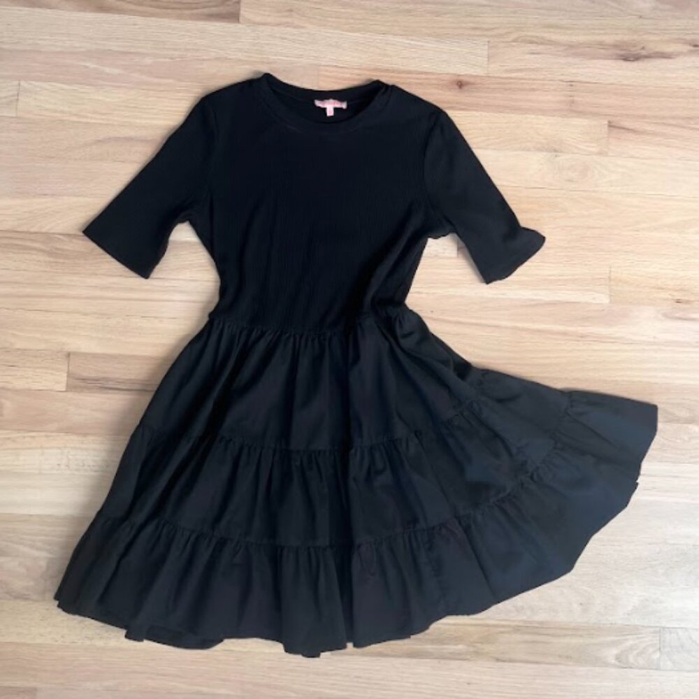 Re:named Black Ruffled dress